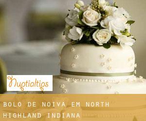 Bolo de noiva em North Highland (Indiana)