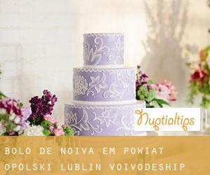 Bolo de noiva em Powiat opolski (Lublin Voivodeship)