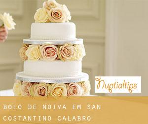Bolo de noiva em San Costantino Calabro