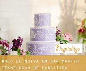 Bolo de noiva em San Martín Texmelucan de Labastida