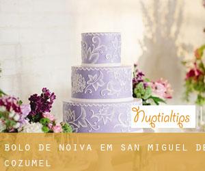 Bolo de noiva em San Miguel de Cozumel