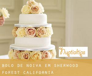 Bolo de noiva em Sherwood Forest (California)
