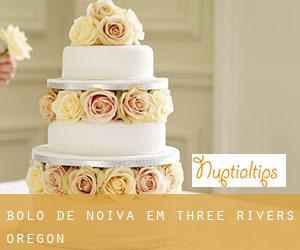 Bolo de noiva em Three Rivers (Oregon)