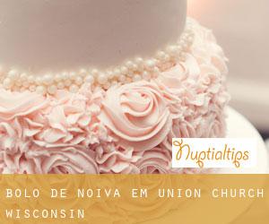 Bolo de noiva em Union Church (Wisconsin)