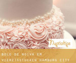 Bolo de noiva em Vierzigstücken (Hamburg City)