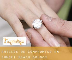 Anillos de compromiso em Sunset Beach (Oregon)
