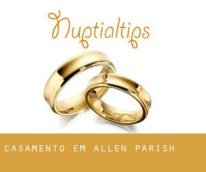 casamento em Allen Parish