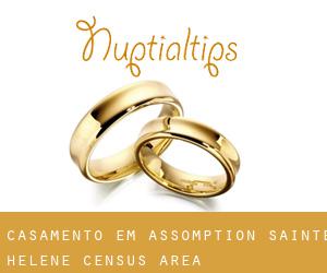 casamento em Assomption-Sainte-Hélène (census area)