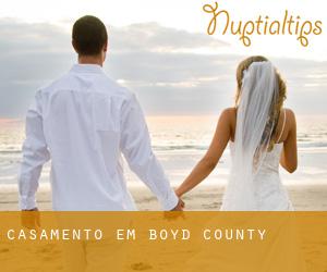 casamento em Boyd County