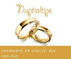 casamento em Coulée-des-Adolphe