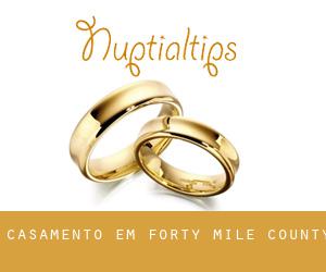 casamento em Forty Mile County