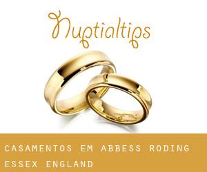 casamentos em Abbess Roding (Essex, England)