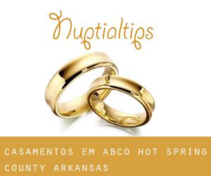 casamentos em Abco (Hot Spring County, Arkansas)