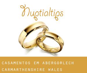 casamentos em Abergorlech (Carmarthenshire, Wales)