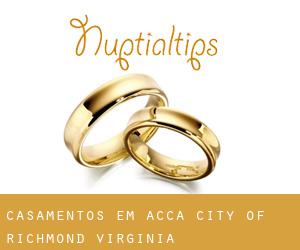 casamentos em Acca (City of Richmond, Virginia)