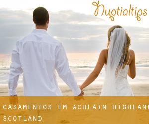 casamentos em Achlain (Highland, Scotland)