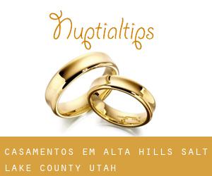 casamentos em Alta Hills (Salt Lake County, Utah)