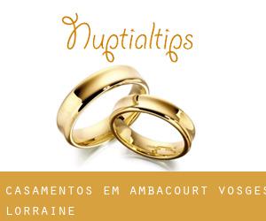 casamentos em Ambacourt (Vosges, Lorraine)
