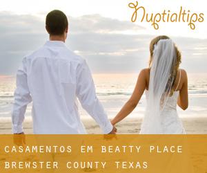 casamentos em Beatty Place (Brewster County, Texas)