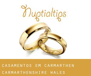 casamentos em Carmarthen (Carmarthenshire, Wales)