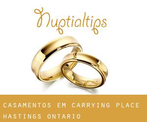 casamentos em Carrying Place (Hastings, Ontario)