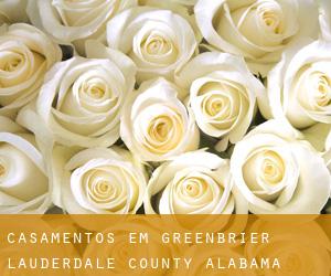 casamentos em Greenbrier (Lauderdale County, Alabama)