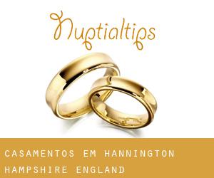 casamentos em Hannington (Hampshire, England)