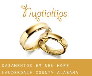 casamentos em New Hope (Lauderdale County, Alabama)