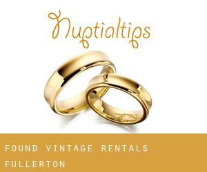 Found Vintage Rentals (Fullerton)