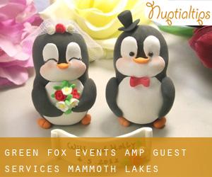 Green Fox Events & Guest Services (Mammoth Lakes)